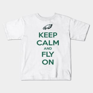 Keep Calm and Fly On Kids T-Shirt